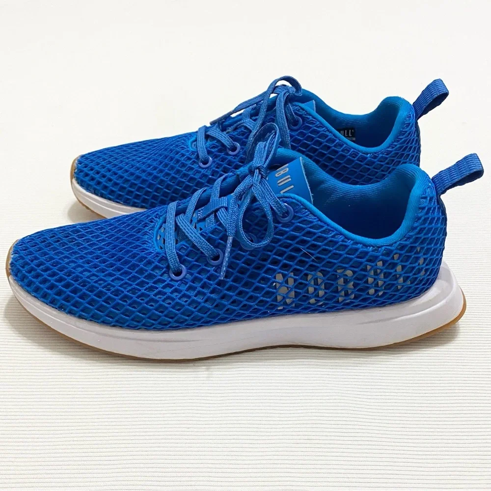 NOBULL Blue Mesh Runner Sneakers M7 W8.5 - Picture 1 of 11